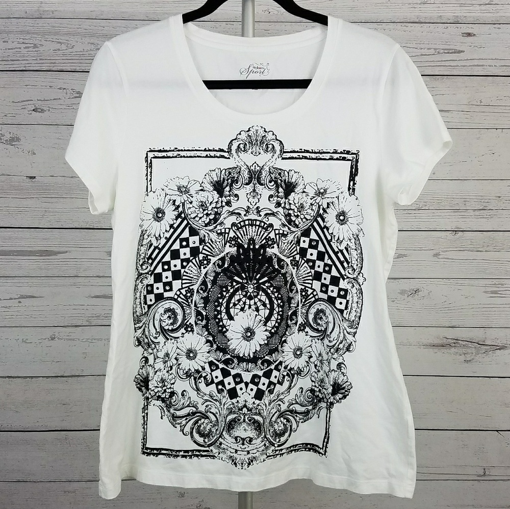 Women's Style & Co Sport Embellished Graphic Tee