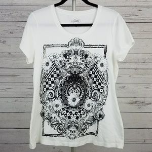 Women's Style & Co Sport Embellished Graphic Tee
