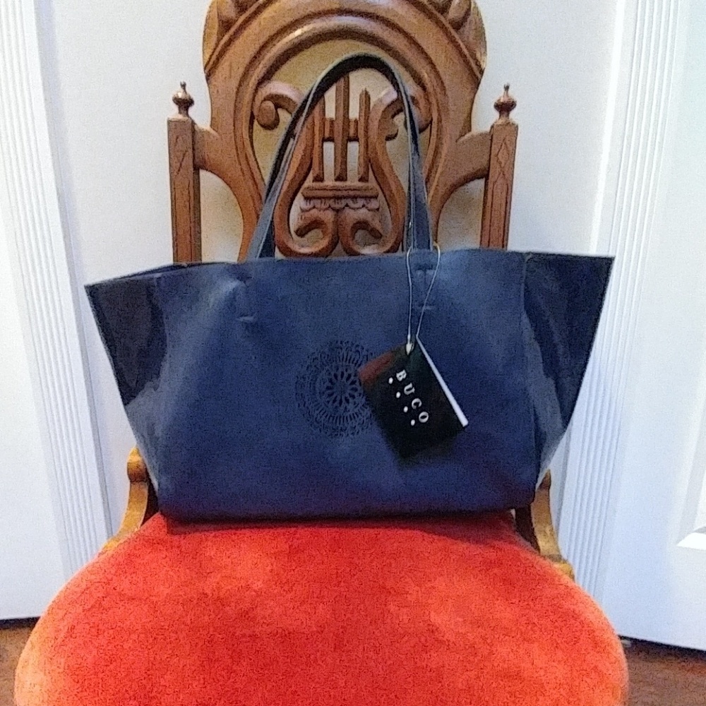 Buco blue bag in bag handbag