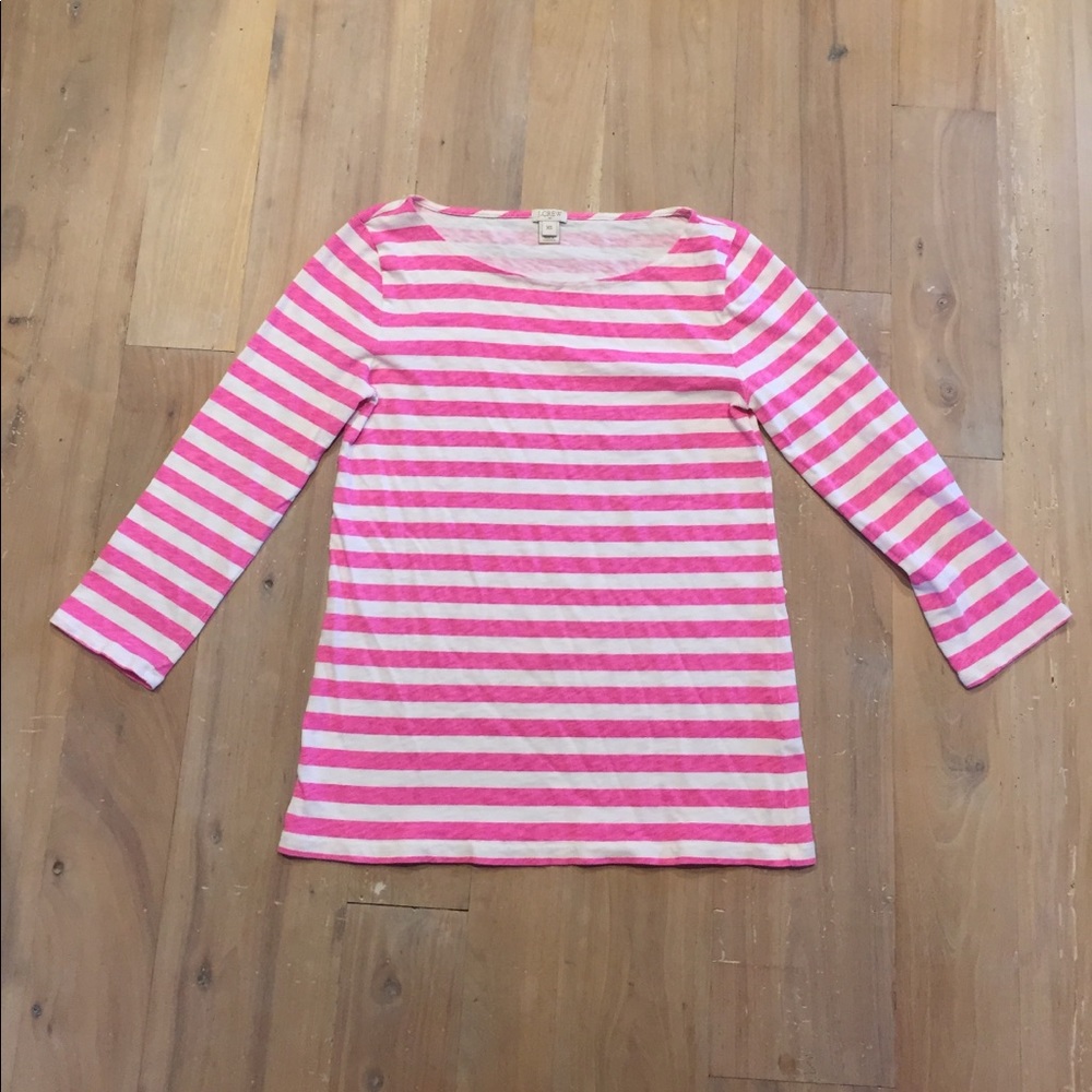 Boatneck 3/4 Sleeve J.Crew top, xs