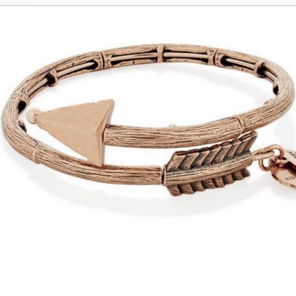 Alex and Ani Eros Arrow Wrap, Rose Gold Bracelet