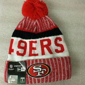 49ers beanie knit winter team hat