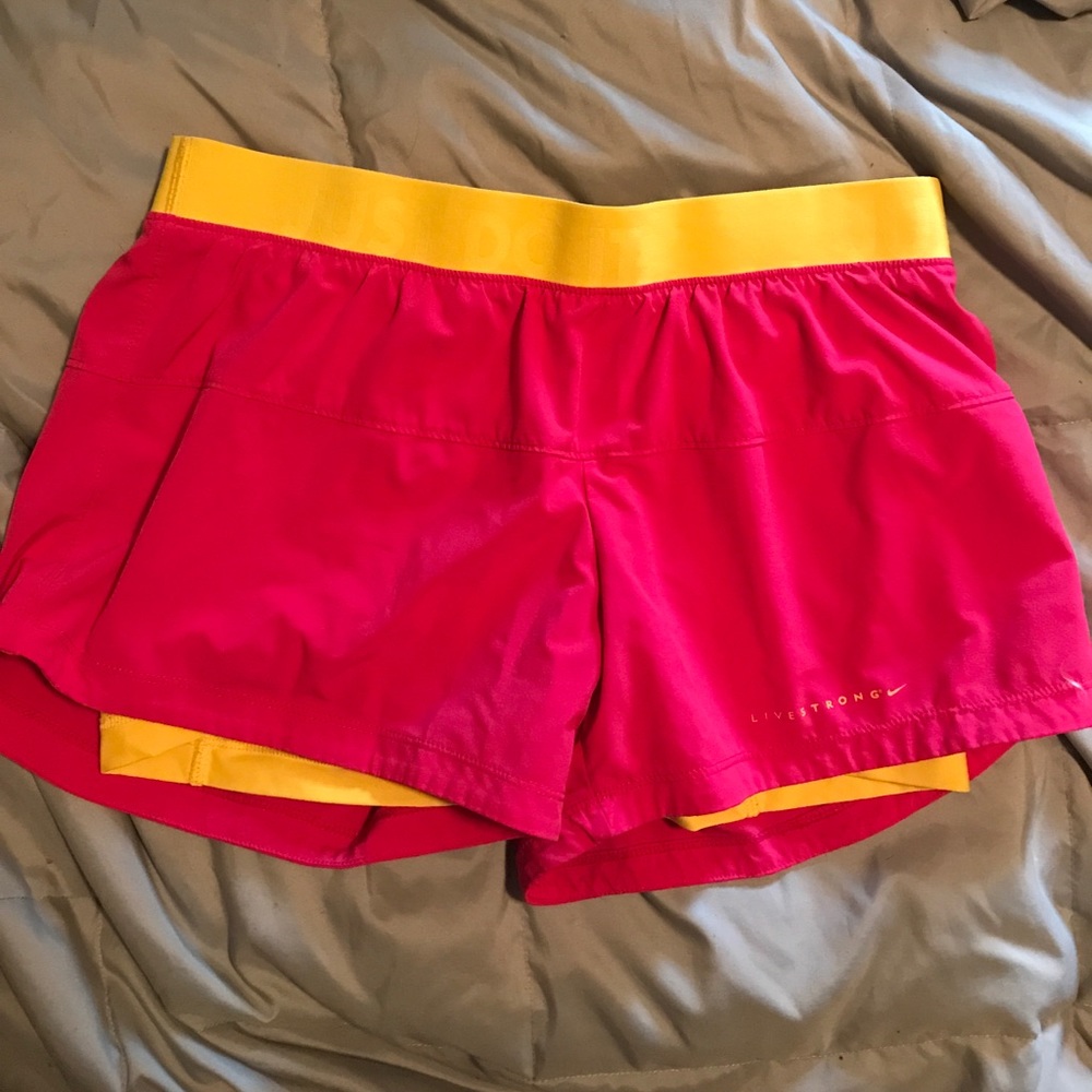 Nike livestrong shorts. New!