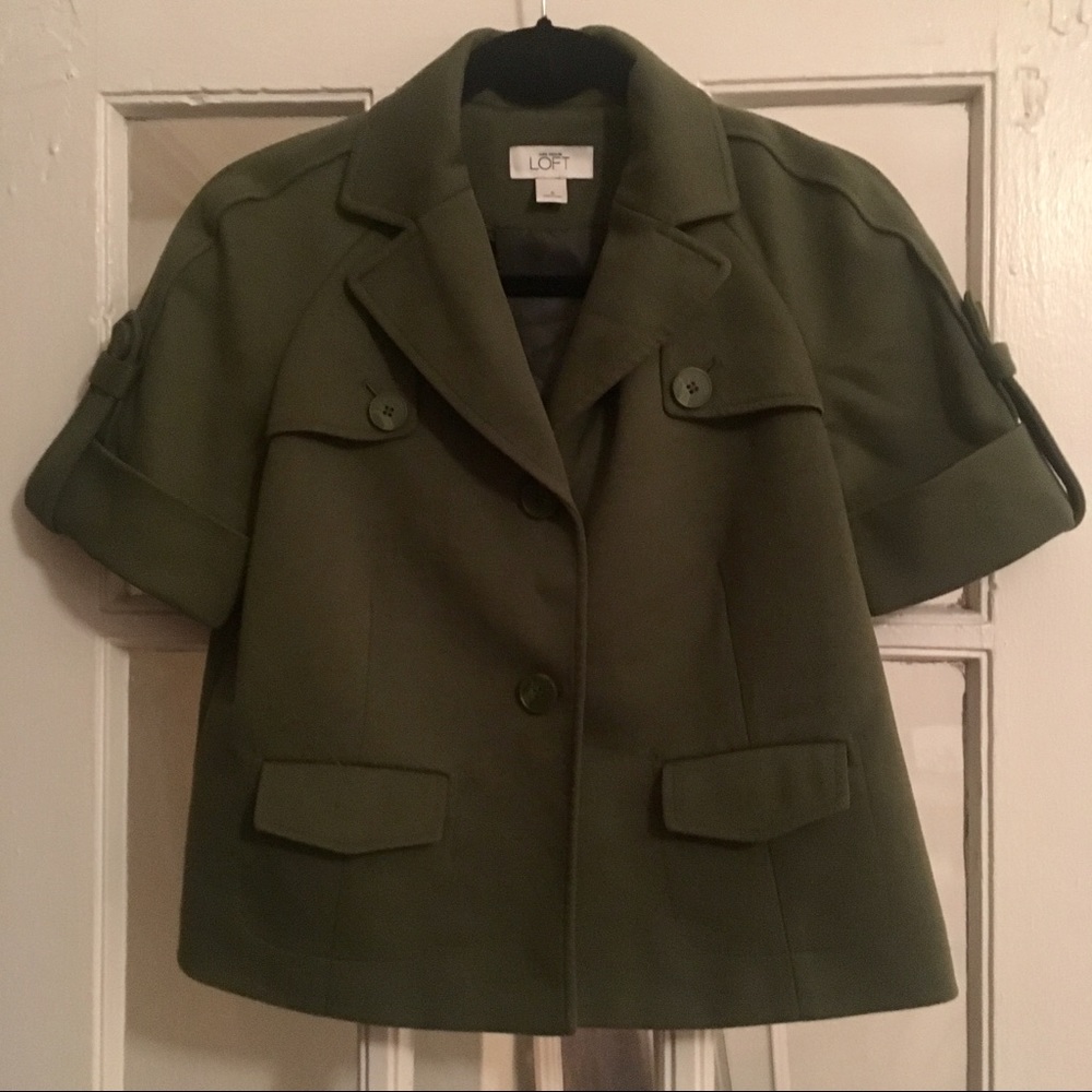 Ann Taylor Green Jacket
