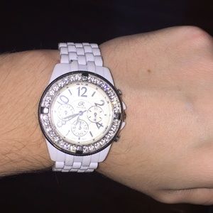 White diamond Watch