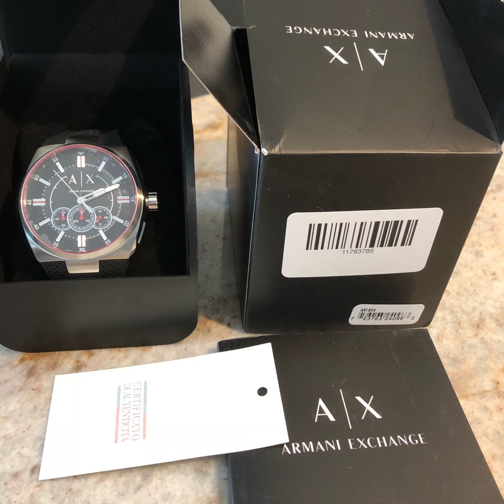 Men’s Trimeter Chronograph Silicon Strap Watch