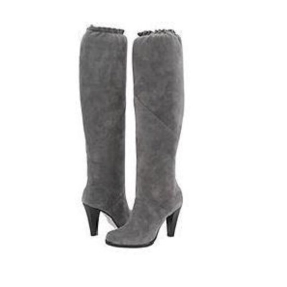 Michael Kors Olivia Boot, Grey Suede