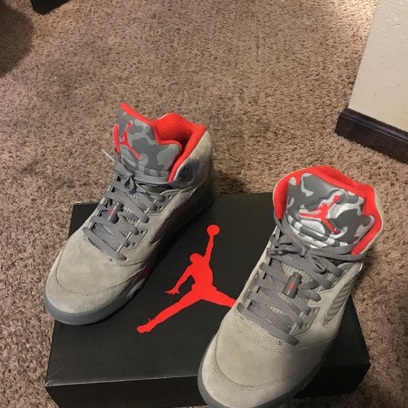 Retro jordan Camo 5’s - Picture 1 of 2