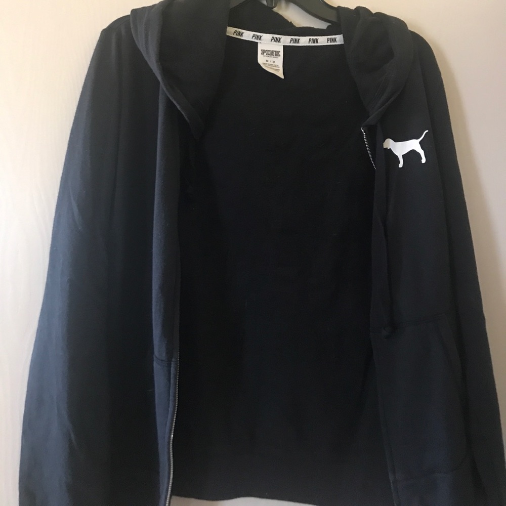 PINK M zip up hoodie