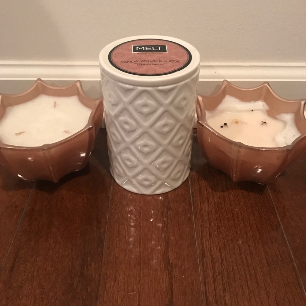3 candals, beautiful scents