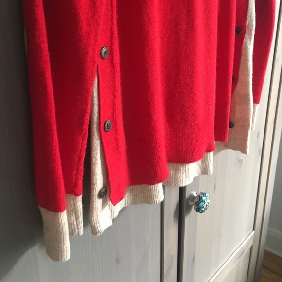 J. Crew Colorblocked Side Button Sweater - Picture 5 of 7