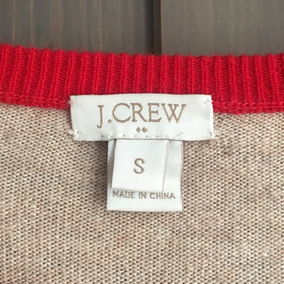 J. Crew Colorblocked Side Button Sweater - Picture 6 of 7