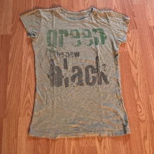Green Is The New Black Fashion Tee
