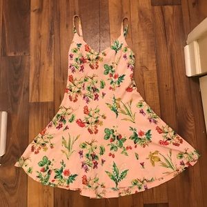 Vintage Betsey Johnson Pink Flowered Dress RARE