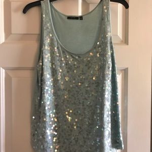 Sink Wentz seafoam green tank top