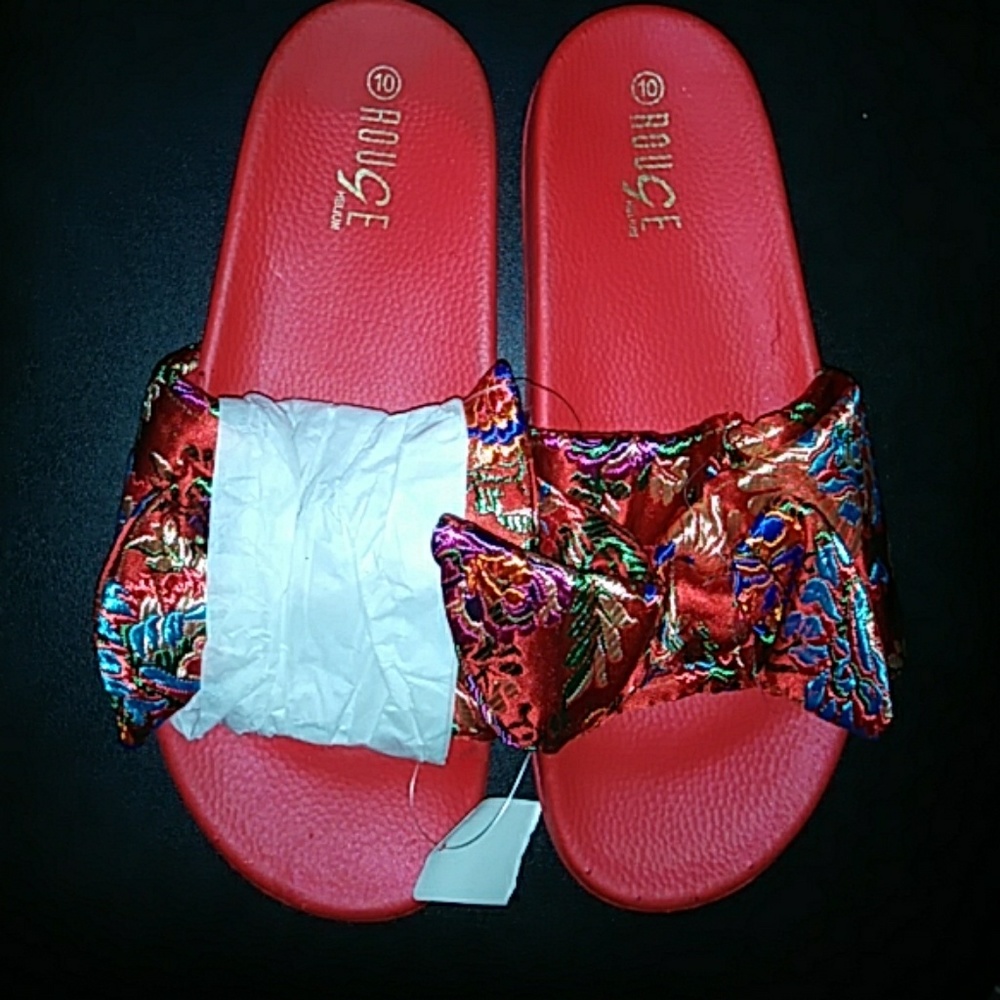 Red slippers SOLD