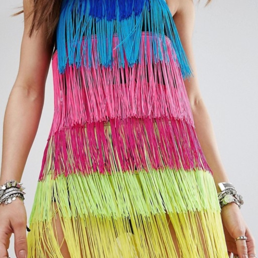 Pretty Little Thing Tassel Romper.