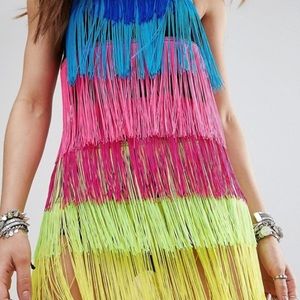 Pretty Little Thing Tassel Romper.
