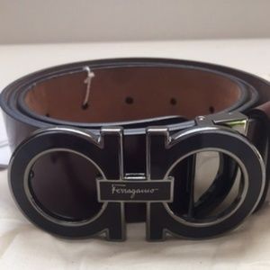 Black Ferrragamo Belt