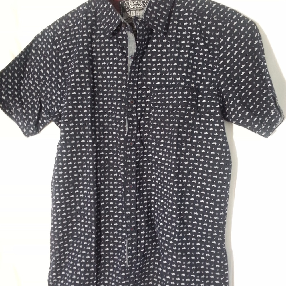 Broken Threads slimfit old motorcycles shirt