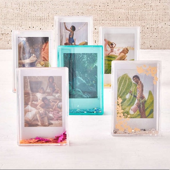 Urban Outfitters Accessories Mini Instax Green Glitter Frame Poshmark