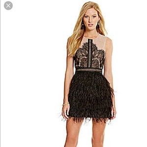 Gianni Bini feather dress
