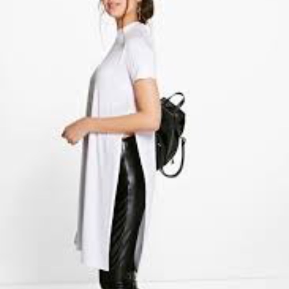 GREEN side slit tunic