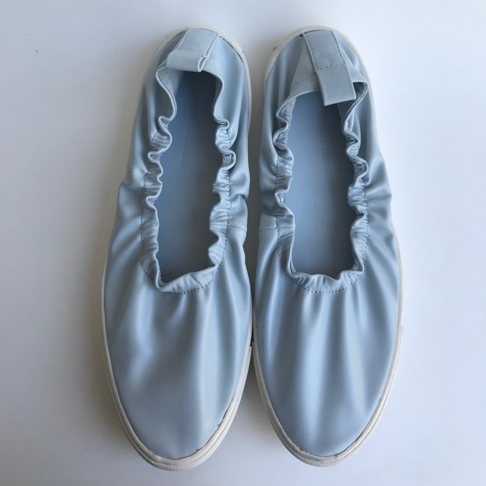 ZARA Women's Basic Stretch Sneaker Blue Size 7.5