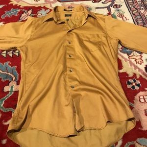 Men’s dress shirt gold