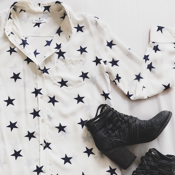 Equipment Tops - Equipment Star Blouse