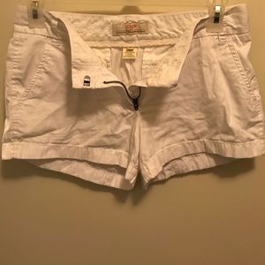 White J Crew chino shorts