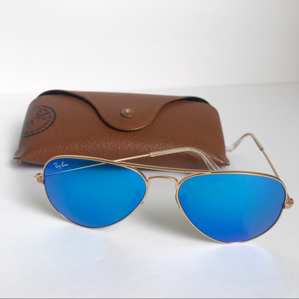 Ray ban Mirrored aviator blue