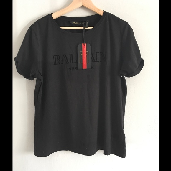 Balmain Other - Balmain x H&M Logo T Shirt sz Lrg