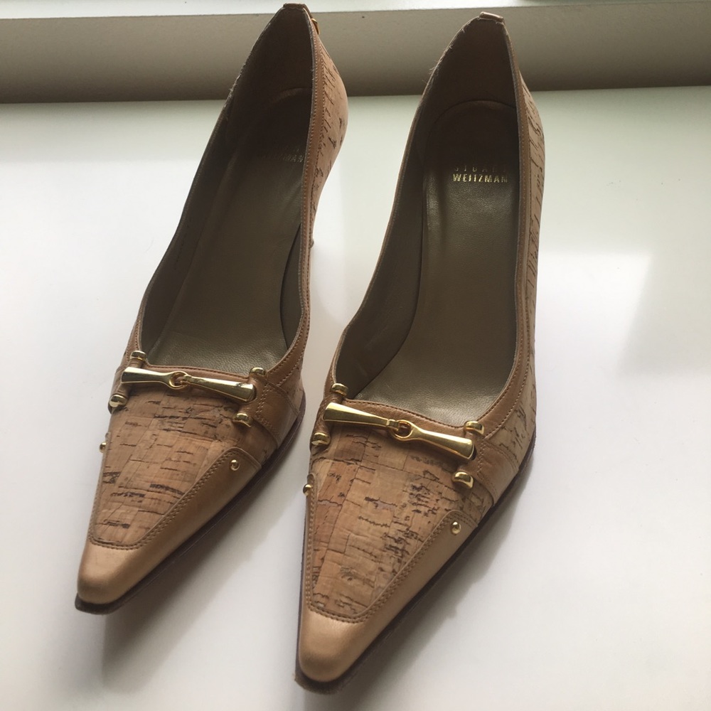 Stuart Weitzman Cork heels