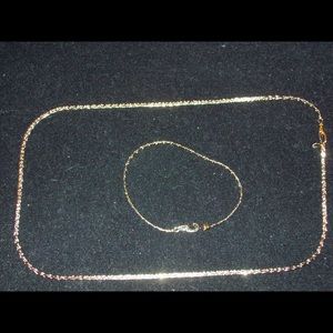 Necklace and Bracelet Set.