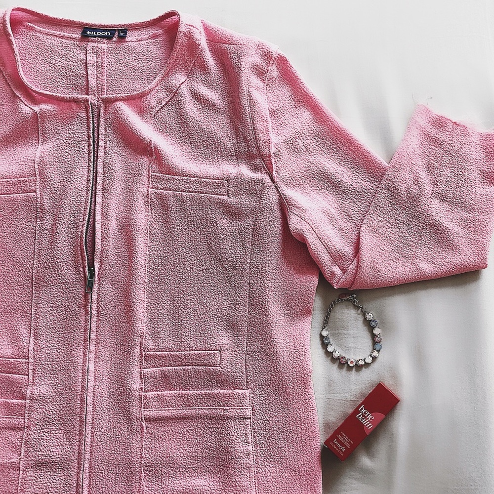 Tildon Frayed Pink Jacket