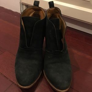Lucky Brand black leather booties