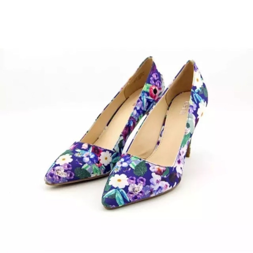 Bar III Joella shoes US 7 multicolor flowers heels