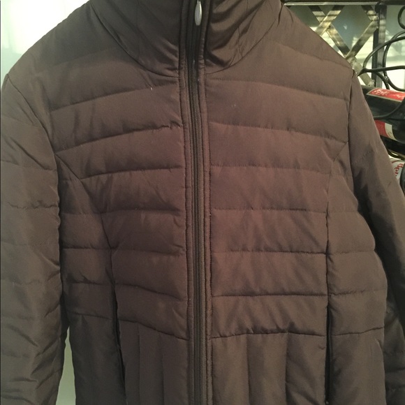 Kenneth Cole brown puffer jacket - Picture 6 of 6