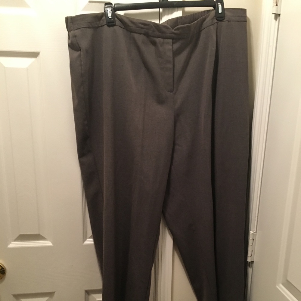 Heather Gray Wide leg Pants