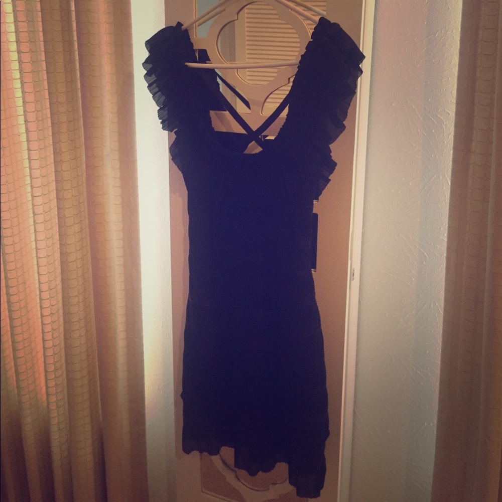 Max Studio Studio M Black Cocktail Dress