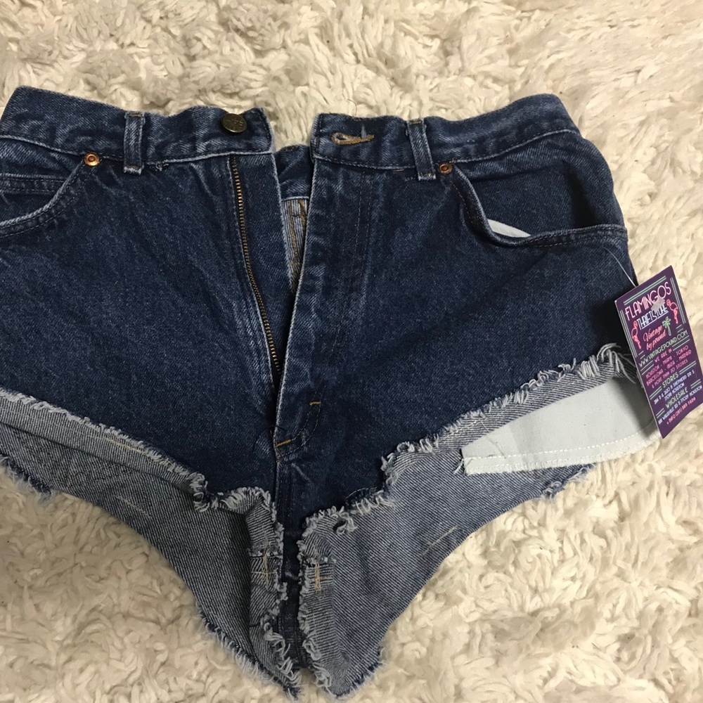 NWT booty short jean shorts lee women’s sz 27