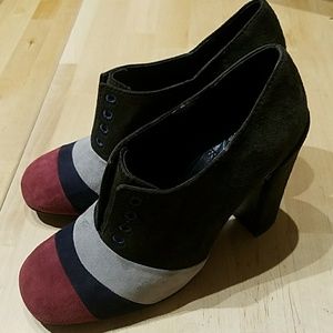 Suede Tory Burch heels