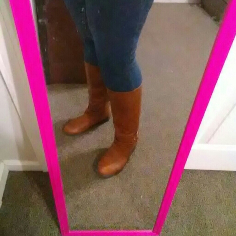 Light Brown Boots Wide Calf
