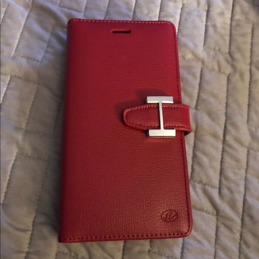iPhone 7 plus folio leather case