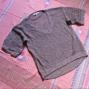 Elizabeth and James Knit Sweater Blouse sz XS