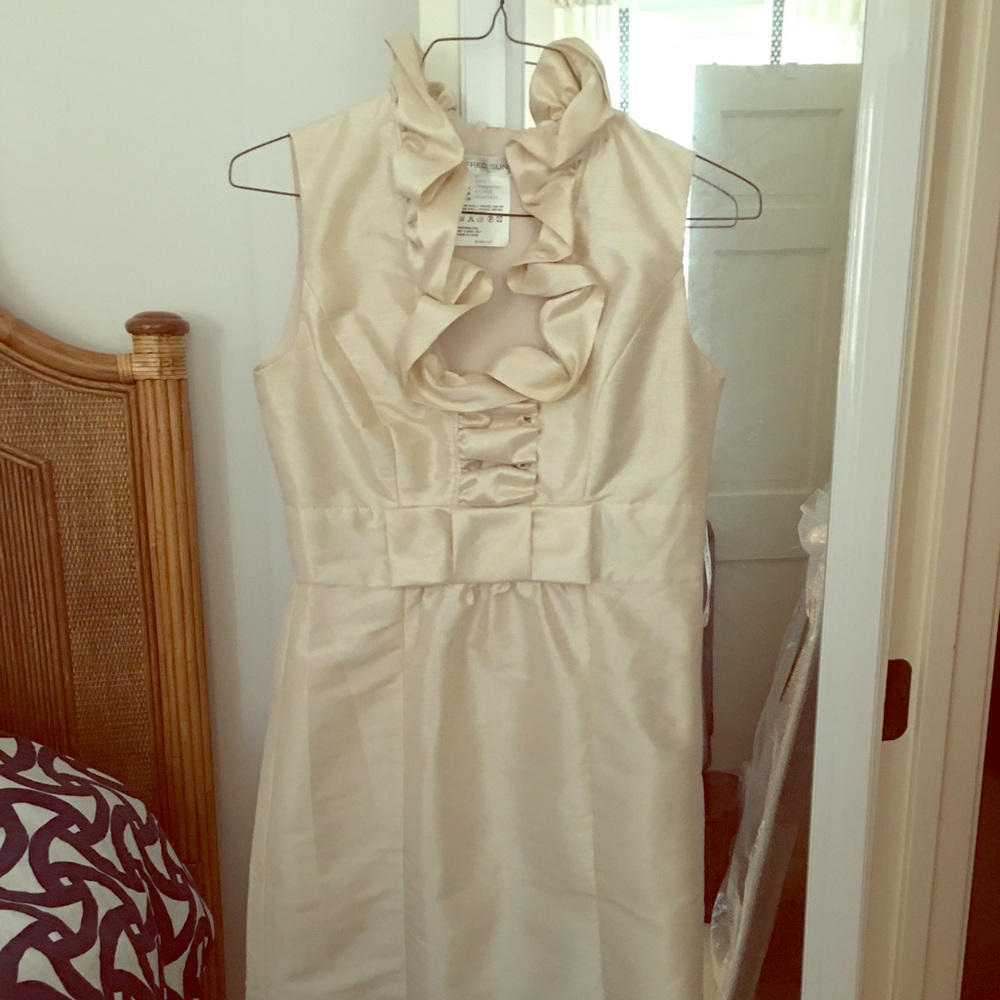 Champaign bridesmaid/cocktail dress!