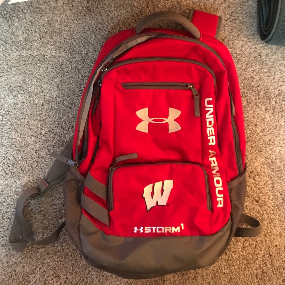 UW Madison under armour backpack