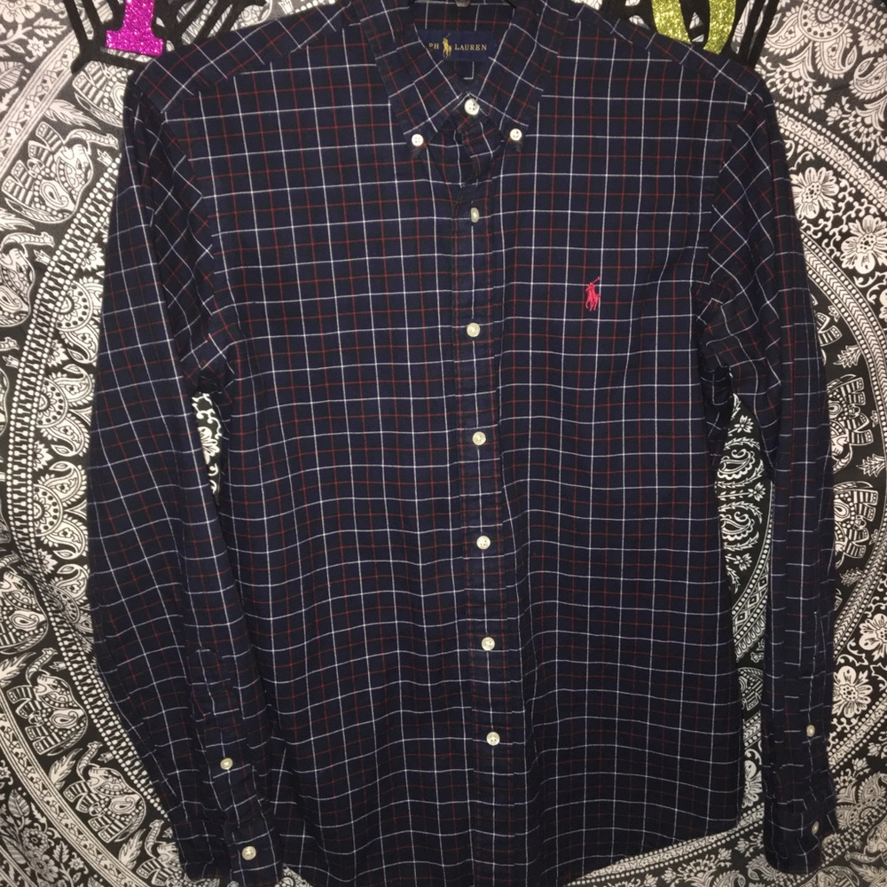 Ralph Lauren Plaid Button Down Shirt