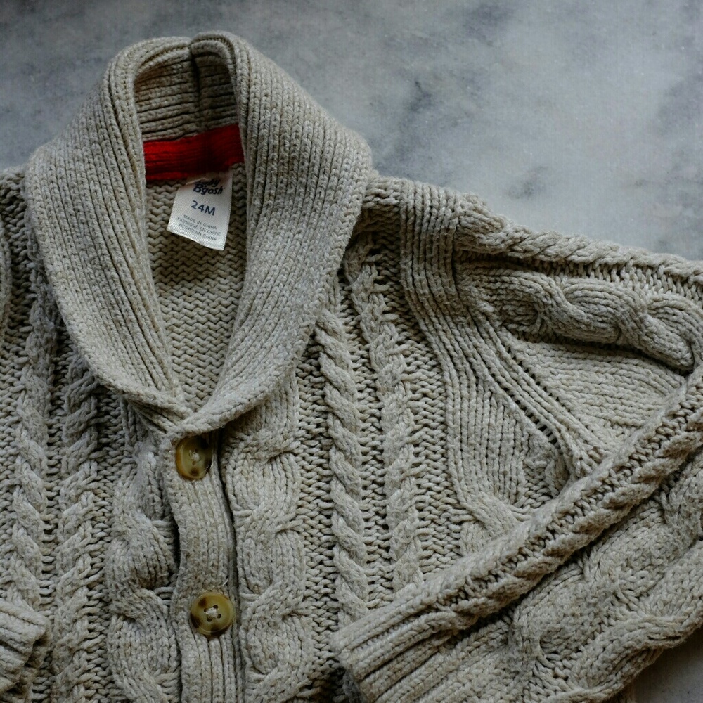 Cotton cardigan sweater
